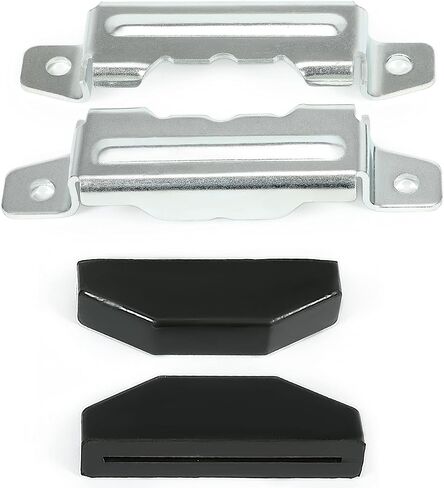 KUAFU Transmission Crossmember Mount Bracket & Insulator Compatible with 1964-1972 Pontiac GTO Lemans Skylark Monte Carlo Steel Pair Black & Silvery in Saudi Arabia