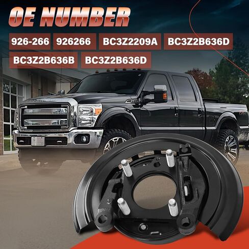 926266 تجميع لوحة دعم فرامل الاحتياط على جانب الركاب المحملة ، مناسبة لفورد F-250 Super Duty 2011-2012 | Fit for Ford F-350 Super Duty 2011-2012 ، OE 926-266 ، BC3Z2209A ، BC3Z2209D in Saudi Arabia