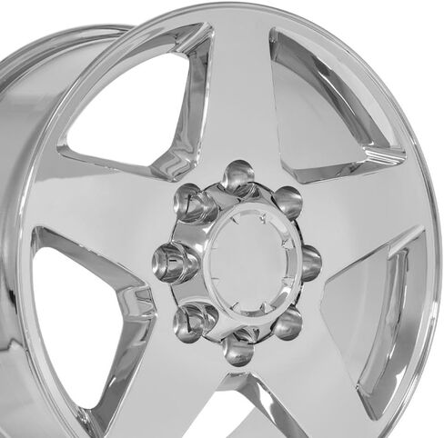 OE Wheels CV91 20 Inch Rims Fit Silverado 2500/3500 Style 8x180 20x8.5 Chrome - Hollander 5503 (Set of 4) in Saudi Arabia