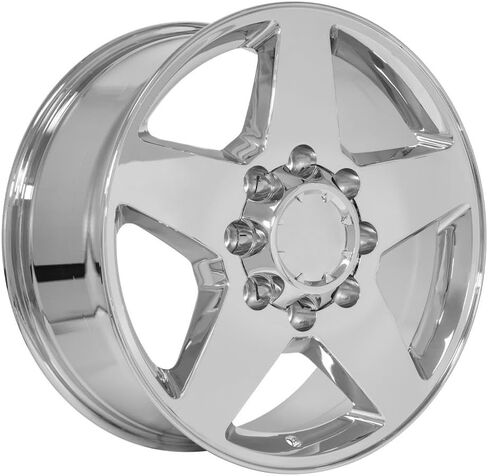 OE Wheels CV91 20 Inch Rims Fit Silverado 2500/3500 Style 8x180 20x8.5 Chrome - Hollander 5503 (Set of 4) in Saudi Arabia
