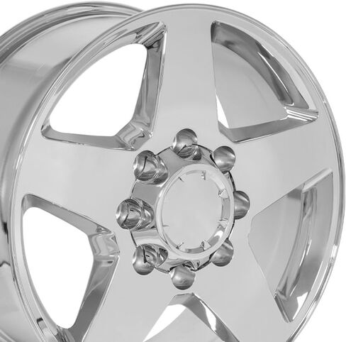OE Wheels CV91 20 Inch Rims Fit Silverado 2500/3500 Style 8x180 20x8.5 Chrome - Hollander 5503 (Set of 4) in Saudi Arabia