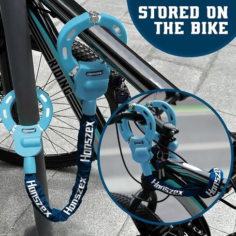 قفل سكوتر Honszex، أقفال الدراجة عالية الأمان مع مفتاح، سلسلة قفل دراجة شديدة التحمل مقاس 36.22 بوصة، ملحقات للدراجات الإلكترونية والدراجات البخارية الإلكترونية، قفل للدراجات، الدراجة الإلكترونية، سكوتر كهربائي in Kuwait