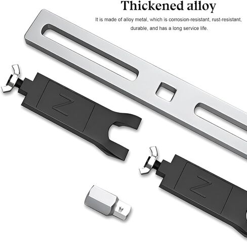 HZEL Car Fuel Pump Removal Tool, Adjustable Vehicle Fuel Pump Lock Ring Repair Tool with 3/8" to 1/2" Drive, Automotive Fuel Tank Lid Cover Wrench Remove Spanner Accessories, Universal Fit in Kuwait