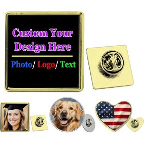 Custom Pin Backpack Pins Lapel Pin for Men Women Color Picture Charm Logo Name Tie Tack Trading Pins Shirt Clip Gift for Birthday Graduation Anniversary Christmas Valentines Day in Saudi Arabia