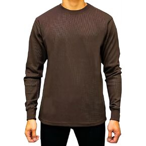 الوصول إلى القمصان الحرارية للطاقم للوزن الثقيل للرجال ، مصنوع من نسيج متماسك الوعاء ، قميص طويل الأكمام الحراري للرجال in Kuwait