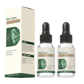 Ear Care Drops Gentle Formula 2PCS, Natural Ingredients, Relieve Tinnitus by Unblocking Secretions for Daily Ear Hygiene, Easy to Use & Portable for Men & Women in Kuwait