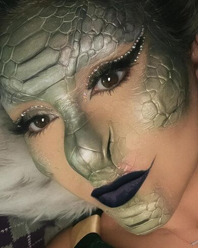 Libima Halloween Snake Nose Stthetic Set Halloween Assume Latex Snake Costume Associory Latex Proomthetic with Glue in Saudi Arabia