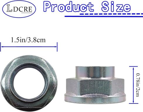 2PCS CV AXLE NUT FIT لـ Subaru Forester 2006-2025 Outback Legacy 2000-2025 Impreza 2004-2025 Crosstrek BRZ 2013-2025 WRX 2015-2025 Ascent 2019-2025 STI 2015-2021 ، Axel Spindle Nut استبدال 902170049 in Kuwait