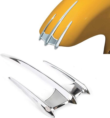 Gzyf Chrome Motorcycle Front Mudguard d¨ | cor regent trim for Honda Goldwing GL1800 F6B VTX1300 VTX1800 in Kuwait