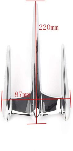 Gzyf Chrome Motorcycle Front Mudguard d¨ | cor regent trim for Honda Goldwing GL1800 F6B VTX1300 VTX1800 in Kuwait
