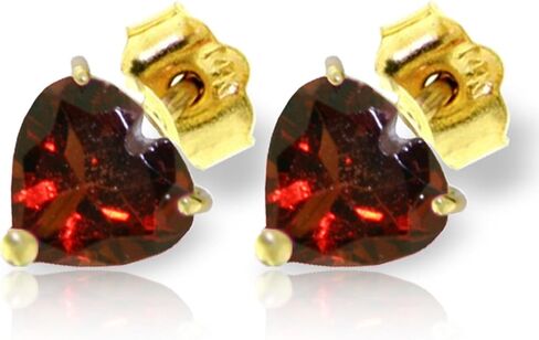 3.25 Carat 14k Solid Gold Class Garnet Earrings in Saudi Arabia