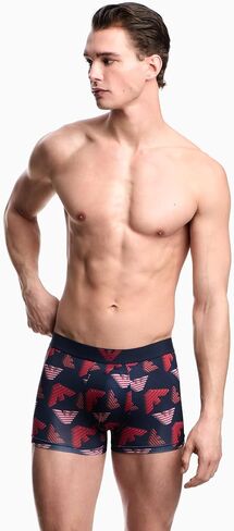 Emporio Armani Men's All Over Printed Microfiber Trunk in Saudi Arabia