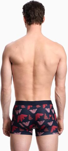 Emporio Armani Men's All Over Printed Microfiber Trunk in Saudi Arabia