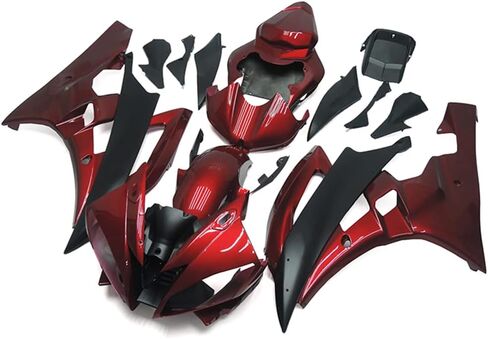 Motorcycle Windshield Fit for Yamaha YZF-600 R6 2006 2007 R6 06 07 ABS Plastic Windscreen Black Wind Deflector in Kuwait