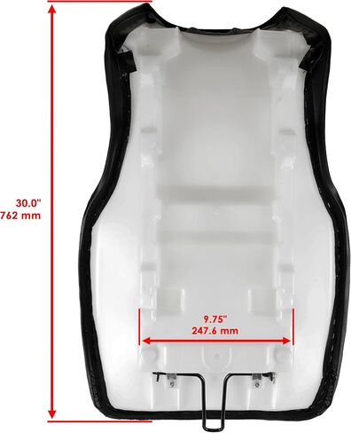 Caltric Complete Seat Compatible with Polaris Sportsman 500 1996 1997 1998-2004 (Except 6x6) Black Seat in Saudi Arabia