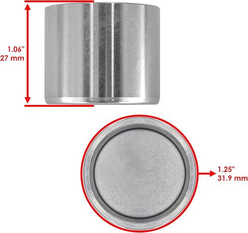Caltric Front Brake Caliper Piston Compatible with Yamaha 3Gd-W0057-00-00 in Saudi Arabia