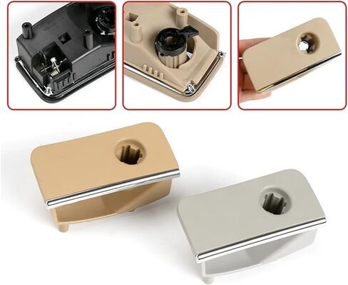 مناسب لفئة R W251 CAR GLOVE BOX COVEL COVER LID TOOLBOX SWITCH استبدال 2516800027 2006-2017 (رمادي) in Kuwait