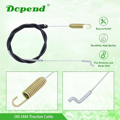 946-05098C خنق الخانق كابل خنق الشبل Cadet XT1 Throttle Cable Assembly ، يحل محل Cub Cadet Throttle Cable 954-05098A ، 954-05098B ، 754-05098A in Kuwait