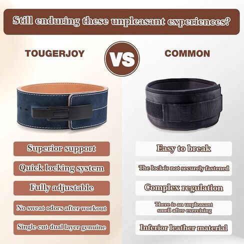 10MM Weight Power Lifting Leather Lever Pro Belt Gym Training Black-Weightlifting Belt for Men and Women – Support Back and Core During Heavy Powerlifting Deadlifts and Squats in Saudi Arabia