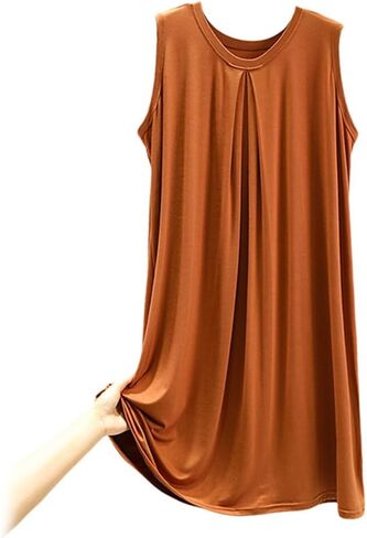 Women Sleeveless Dress Loose Colored 2025 Fashion Dresses in Saudi Arabia