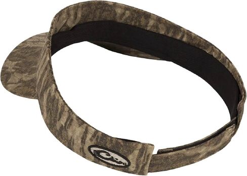 Drake Waterfowl Men's Logo Visor - Hunting Low-Profile Lightly Structured Visor w/Velcro Back Closure, One Size Fits Most in Saudi Arabia