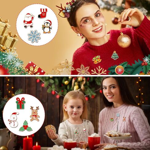 مينا العطلات دبوس دبابيس الطية الصجر هدية للنساء الرجال حقيبة الظهر الظهر سترة ديكور الملابس in Kuwait