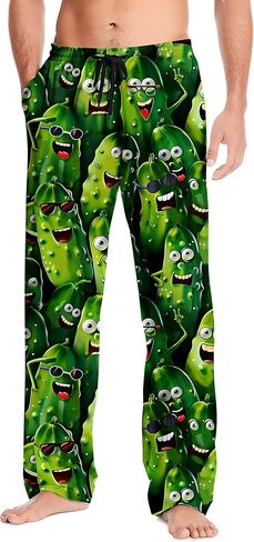 Mens Pajama Pants Lightweight Soft Lounge Pant with Pockets Sleep Pj Pants for Men Home Casual Sleeping Wear, S-XXL in Kuwait