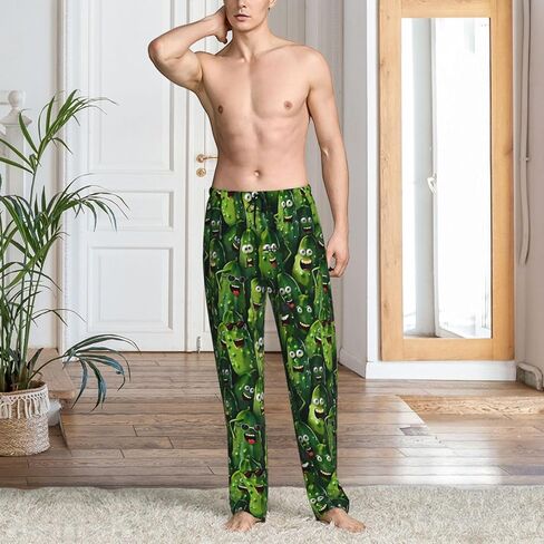 Mens Pajama Pants Lightweight Soft Lounge Pant with Pockets Sleep Pj Pants for Men Home Casual Sleeping Wear, S-XXL in Kuwait