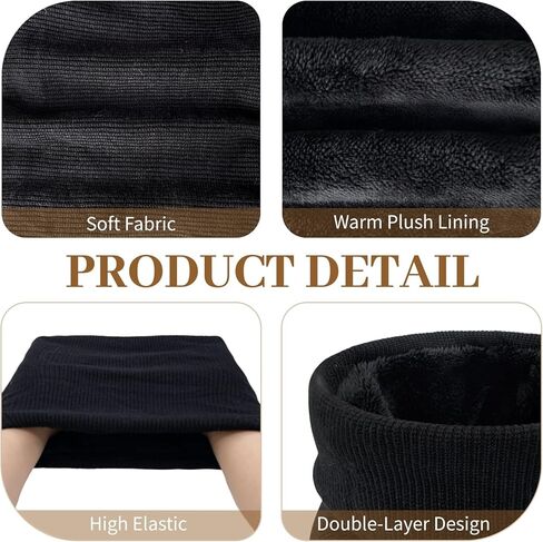3 Pack Neck Warmer Gaiters for Men Women Windproof Warm Thermal Fleece Face Ski Mask Winter Scarf for Cold Weather in Kuwait
