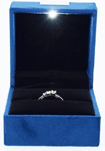 Jewellery with LED Light for Ring (Blue Velvet) (2.75x2.75) in Saudi Arabia