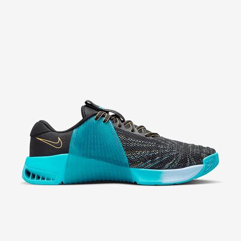 Nike Metcon 9 AMP Women's Workout Shoes (HF1395-001, Black/Dusty Cactus/Psychic Blue/Black) in Saudi Arabia