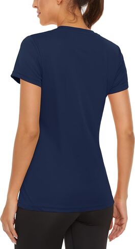 Magcomsen 4 Pack Women's Short Sleeve Thirts Therts UPF 50+ رطوبة فتيل واقي جاف مناسب للركض الرياضي. in Saudi Arabia