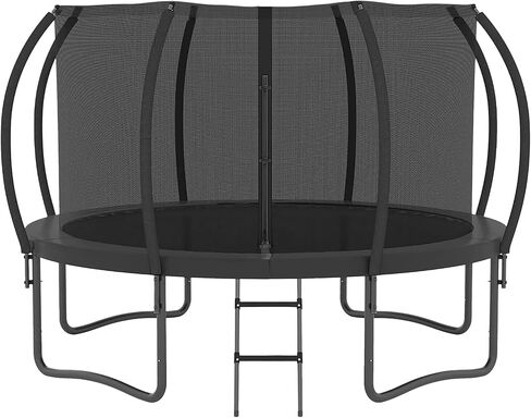 ALTLER Trampoline 12FT 14FT Trampoline Enclosure Net Outdoor Jump Trampoline for Kids and Adults Round Trampoline ASTM Approved 400/450LBS Weight Capacity in Kuwait