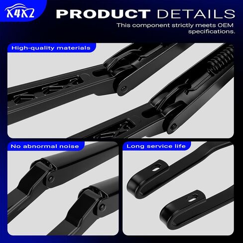 W0182-V316273 DRIVER و PASSENGER Side Wiper Arm Pair Kit لعام 1994-2004 CHEVROLET S10 استبدل# W0182-V316273 (مجموعة 2) in Kuwait