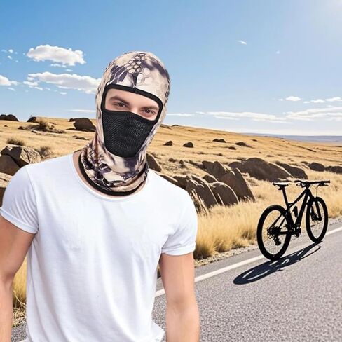 4 pcs Balaclava Face Mask Breathable Head Mask Full Face Mask Face Cover Sun Hoods for Outdoor Cycling Motorcycle in Kuwait