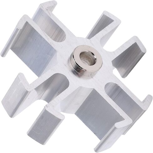 Zjchao 1in ألومنيوم الرادياتير مروحة المروحة فاصل المروحة مروحة فاصل فاصل مروحة مجموعة OEM 1210 استبدال ل Chevy SBC BBC قصيرة طويلة مع البراغي in Saudi Arabia