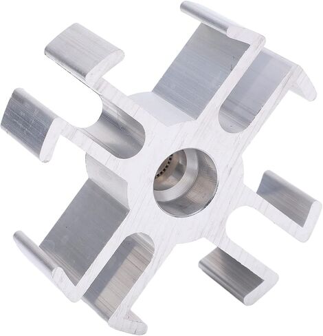 Zjchao 1in ألومنيوم الرادياتير مروحة المروحة فاصل المروحة مروحة فاصل فاصل مروحة مجموعة OEM 1210 استبدال ل Chevy SBC BBC قصيرة طويلة مع البراغي in Saudi Arabia