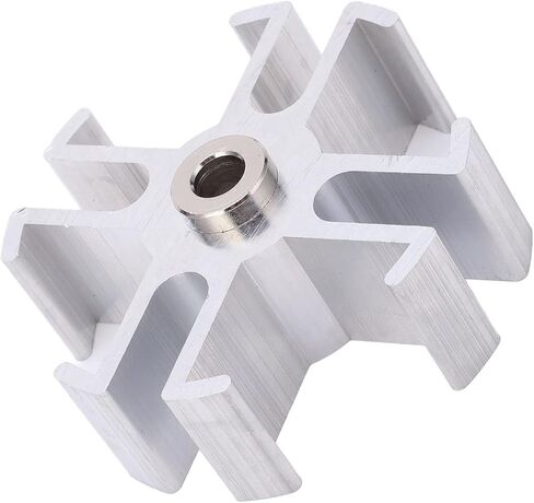Zjchao 1in ألومنيوم الرادياتير مروحة المروحة فاصل المروحة مروحة فاصل فاصل مروحة مجموعة OEM 1210 استبدال ل Chevy SBC BBC قصيرة طويلة مع البراغي in Saudi Arabia