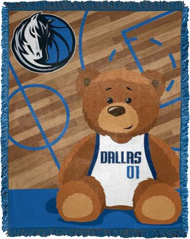 Northwest NBA Denver Nuggets Half Court Woven Jacquard Baby Throw, 36" x 46" in Saudi Arabia