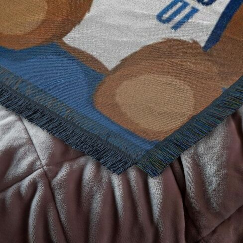 Northwest NBA Denver Nuggets Half Court Woven Jacquard Baby Throw, 36" x 46" in Saudi Arabia