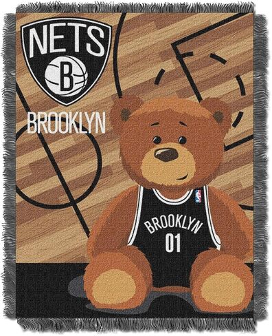 Northwest NBA Denver Nuggets Half Court Woven Jacquard Baby Throw, 36" x 46" in Saudi Arabia