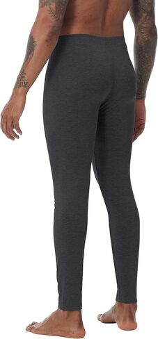 WiWi Men's Long Johns Thermal Underwear Bottoms Base Layer Leggings Viscose from Bamboo Baselayer Pants S-XXL in Saudi Arabia