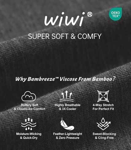 WiWi Men's Long Johns Thermal Underwear Bottoms Base Layer Leggings Viscose from Bamboo Baselayer Pants S-XXL in Saudi Arabia