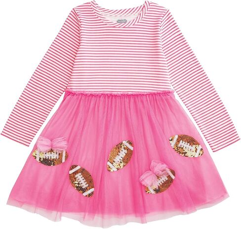 Mud Pie Girls Girls Sequin Football Tutu Dress in Saudi Arabia
