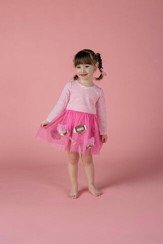 Mud Pie Girls Girls Sequin Football Tutu Dress in Saudi Arabia
