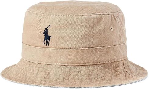 POLO RALPH LAUREN Men's Chino Bucket Hat (Khaki(7914)/O, Small/Medium) in Saudi Arabia