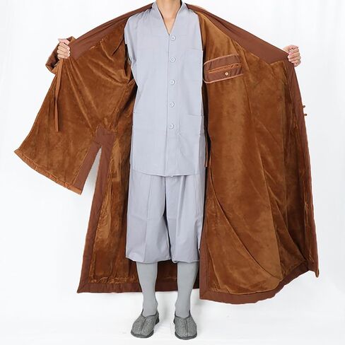 رداء الكونغ فو روب طويل رداء البوذية ، رداء الراهب الشتاء رداء البوذية البوذية ، Zen Robe الرجال والنساء in Saudi Arabia
