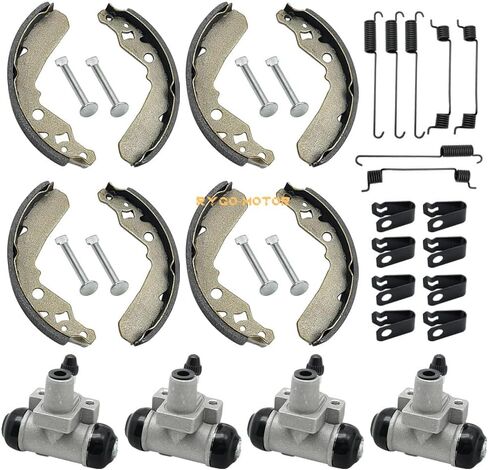 Powersports Replacement Parts Brake Wheel Cylinder & Brake Shoes Kit For Kawasaki UTV KAF400 Mule 600 610 SX Mod-R77O-4412 in Saudi Arabia