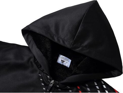 SECOOD Boys Full Zip Hoodie Fleece Lined Jackets kids Pullover Coat Winter Hooded Sweatshirts for 6-15 Years in Kuwait