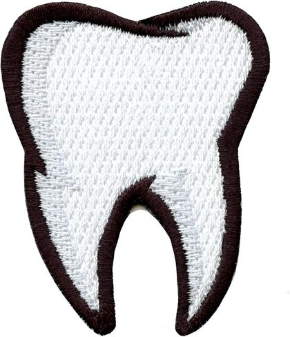 Tooth Patch Embroidered Iron On in Saudi Arabia